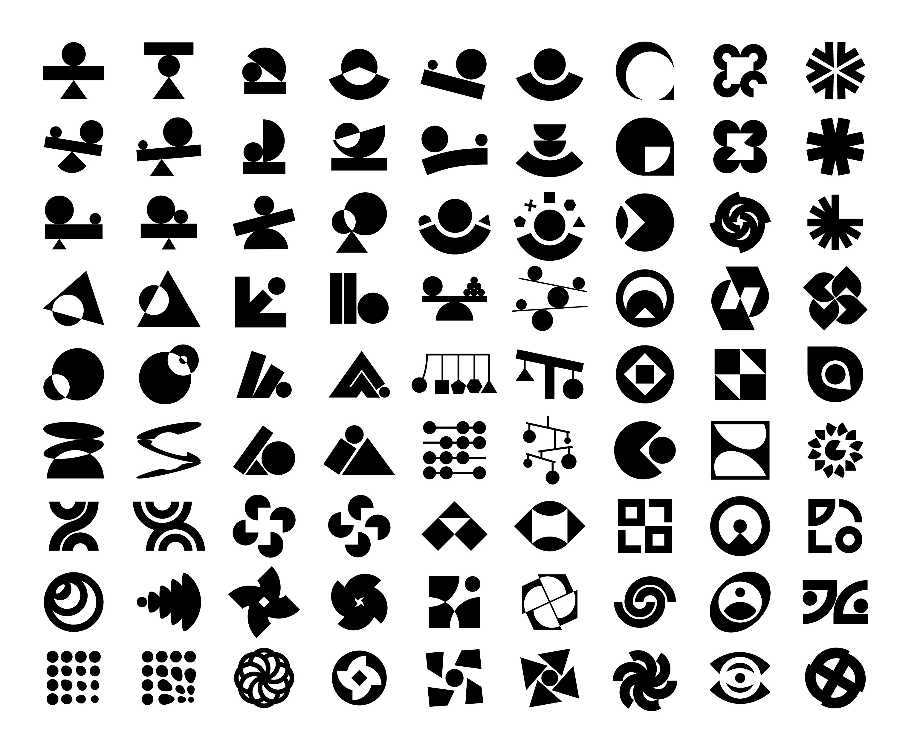 Unused Logos Giveaway 🎁 adobe illustrator ai design files download favicon free design free file geometric geometric shapes illustration logo minimal monogram shapes