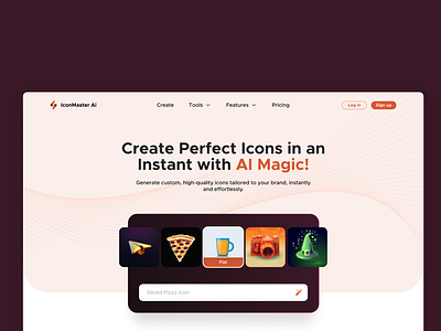 Ai Icon Generator Website ui uidesign userinterface ux