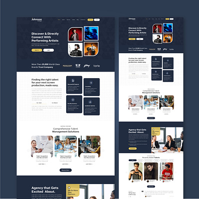 Personal Website Homepage Design adobe photoshop ui ui design uiux web design website