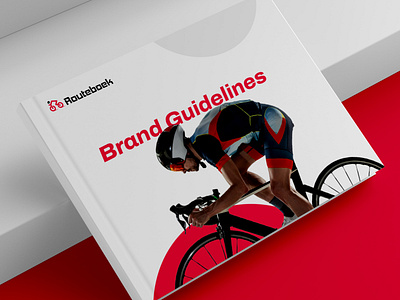 Routeboek Brand Book adobe brand identity brandbook branding cycle route app design illustrator visual identity