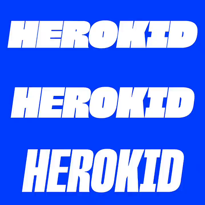 Herokid Font System bold brand branding condensed font fonts free graphic graphic design type typeface