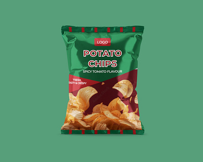 Chips Package Design chips label package packaging packet