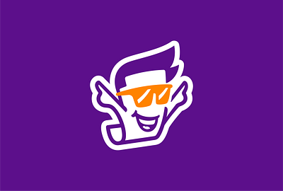 HotDoc — electronic document management service. a4 character document hair letter letterhead logo logotype smile sunglasses