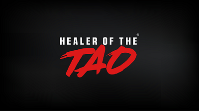 Healer of the Tao Logo branding design graphic design illustration logo typography vector