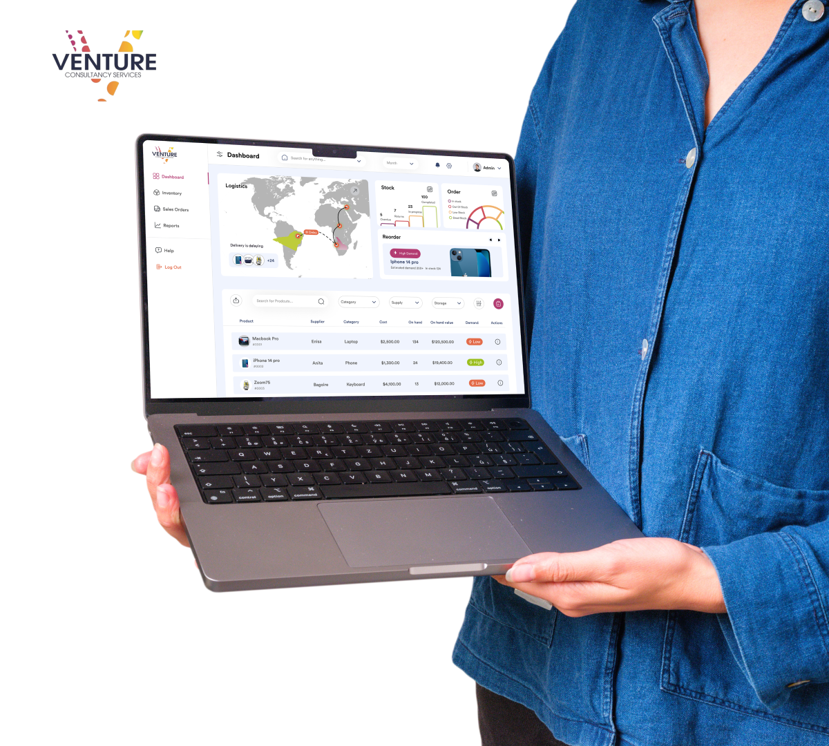 Inventory Management Dashboard dashboard design goods inventory inventory management management sales service page ui user experience ux web app