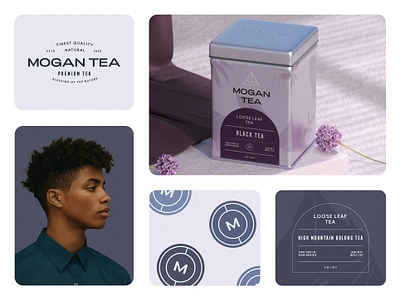 Mogan Tea Branding and Packaging Design - Premium Tea 3d animation branding coffee design drink emblem graphic design icons illustration label logo logo design logotype motion graphics packaging packaging design premium tea ui