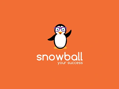 Snowball your success logo branding creative design graphic graphic design illustration logo simple ui vector