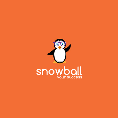 Snowball your success logo branding creative design graphic graphic design illustration logo simple ui vector