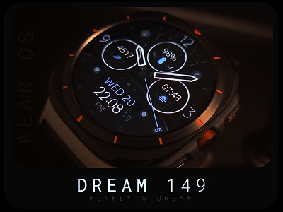 Modern hybrid watch face analog black blue dark design digital galaxy watch google graphic design hybrid illustration samsung smartwatch technology ui ux watch watchface wear os