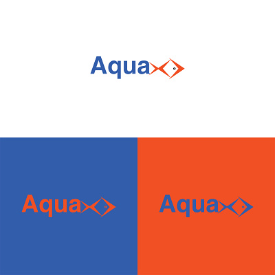 AquaX logo branding creative design graphic graphic design illustration logo simple ui vector