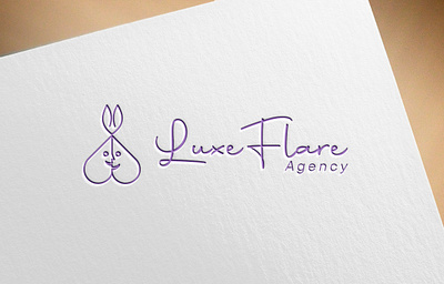 Luxe Flare Agency Logo Design branding creativelogo customlogo design graphic design illustration logodesign logoinspiration modernlogo