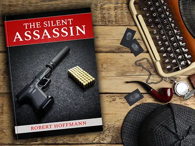 The Silent Assassin 3d book mockup amazon kdp book book cover book cover art book cover design book cover designer book cover mockup book design ebook ebook cover epic epic book epic book covers epic bookcovers epic covers mystery book cover paperback professional book cover the silent assassin