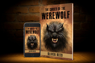 The Cursed of the Werewolf 3d book mockup amazon kdp book book cover book cover art book cover design book cover designer book cover mockup book design ebook ebook cover epic epic book epic book covers epic bookcovers epic covers horror book cover paperback professional book cover the cursed of the werewolf