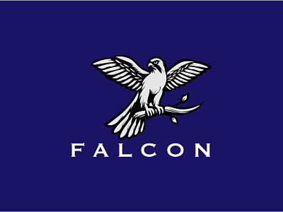 Falcon Logo agency alcon logo branding company falcon falcon bird falcon for sale falcon sale fly freedom graphic design outdoor ui ux vector wing wing logo wings