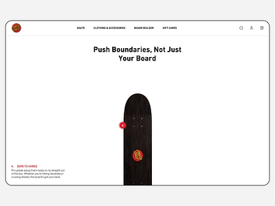 Skatebaord e-commerce design 3d 3ddesign animation blender figma motiondesign productdesign ui uidesign uiux uxdesign webdesign webdesigner website