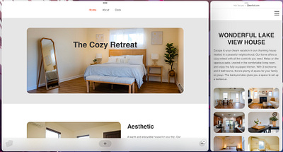 A Rental Property Website ui ux web design