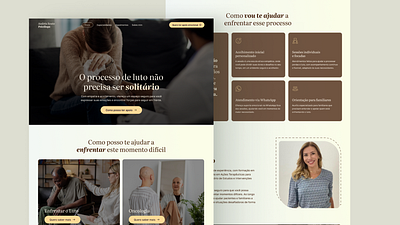 Landing Page - Psychologist landing page ui ui design user experience user interface ux design