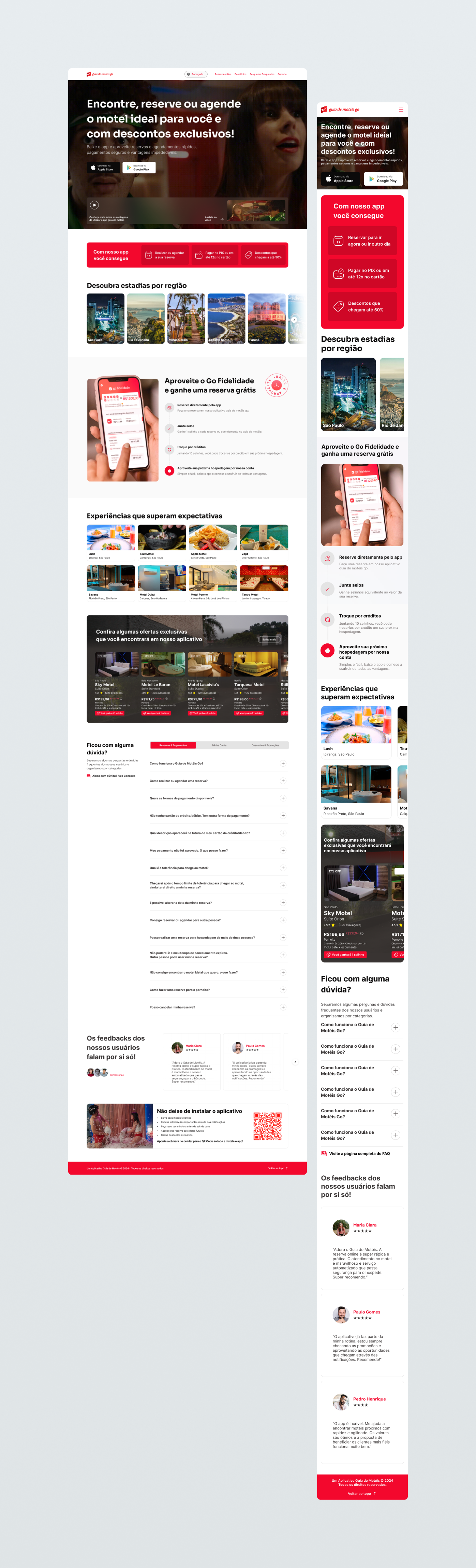 Guia de Motéis brazil clean design design figma figma design guia de motéis hostel landing page landingpage lp mobile design motel product design real state ui design ux design visual design web design website