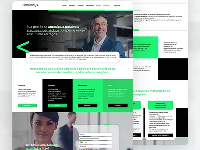 Imunisys branding clean cloud design elementor figma ui ux web webdesign wordpress