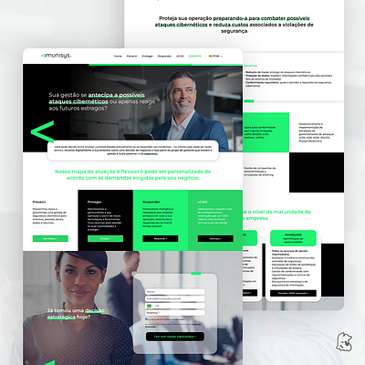 Imunisys branding clean cloud design elementor figma ui ux web webdesign wordpress