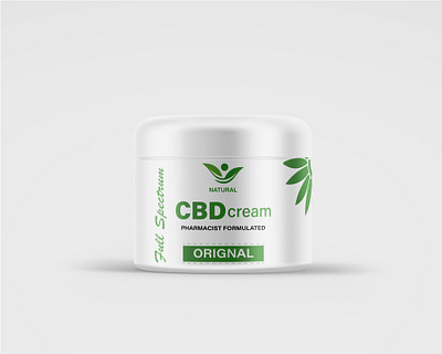 CBD Label Design 3d branding design graphic design label design logo mailer box