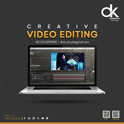 Creative Video Editing app branding design graphic design illustration logo typography ui ux vector