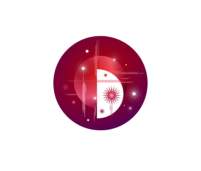 Red Moon blood moon illustration moon planet planetary red