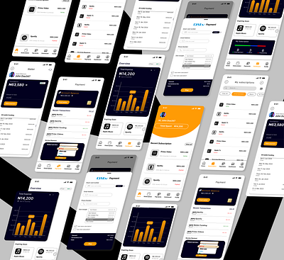 Subscription Management App Design (Subsync.app) app mobile application ui ux