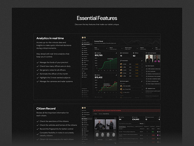 Features Section · Koala UI branding clean dark dark mode design features features section figma illustration koala landing landing page ui ui design ux design ux ui web design