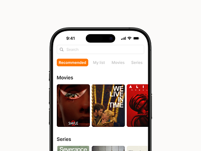 Daily UI #022 - Search challenge daily dailyui ios mobile mobileapp movies app search searching searchmobile skeleton ui uichallenge