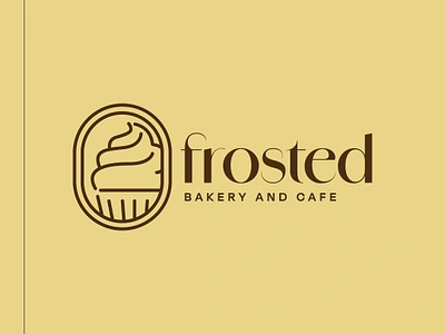 Day 18: Cupcake Logo - Frosted #dailylogochallenge brand identity branding daily logo daily logo challenge dailylogochallenge graphic design logo