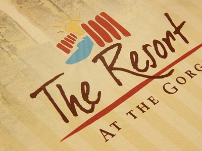 Brand: The Resort at the Gorge art direction brand graphic design logo marketing marketing collateral photography