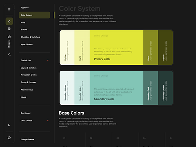 Color system color fluent interface material palette ui ux