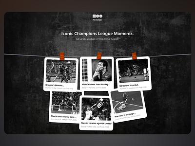 Football Gallery art football football manager gallery history interface landing page product design soccer sports tournament ui ui ux ux web web design website website design