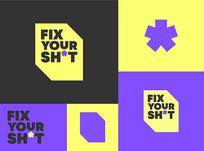 FixYourSh*t - Logo Design branding logo