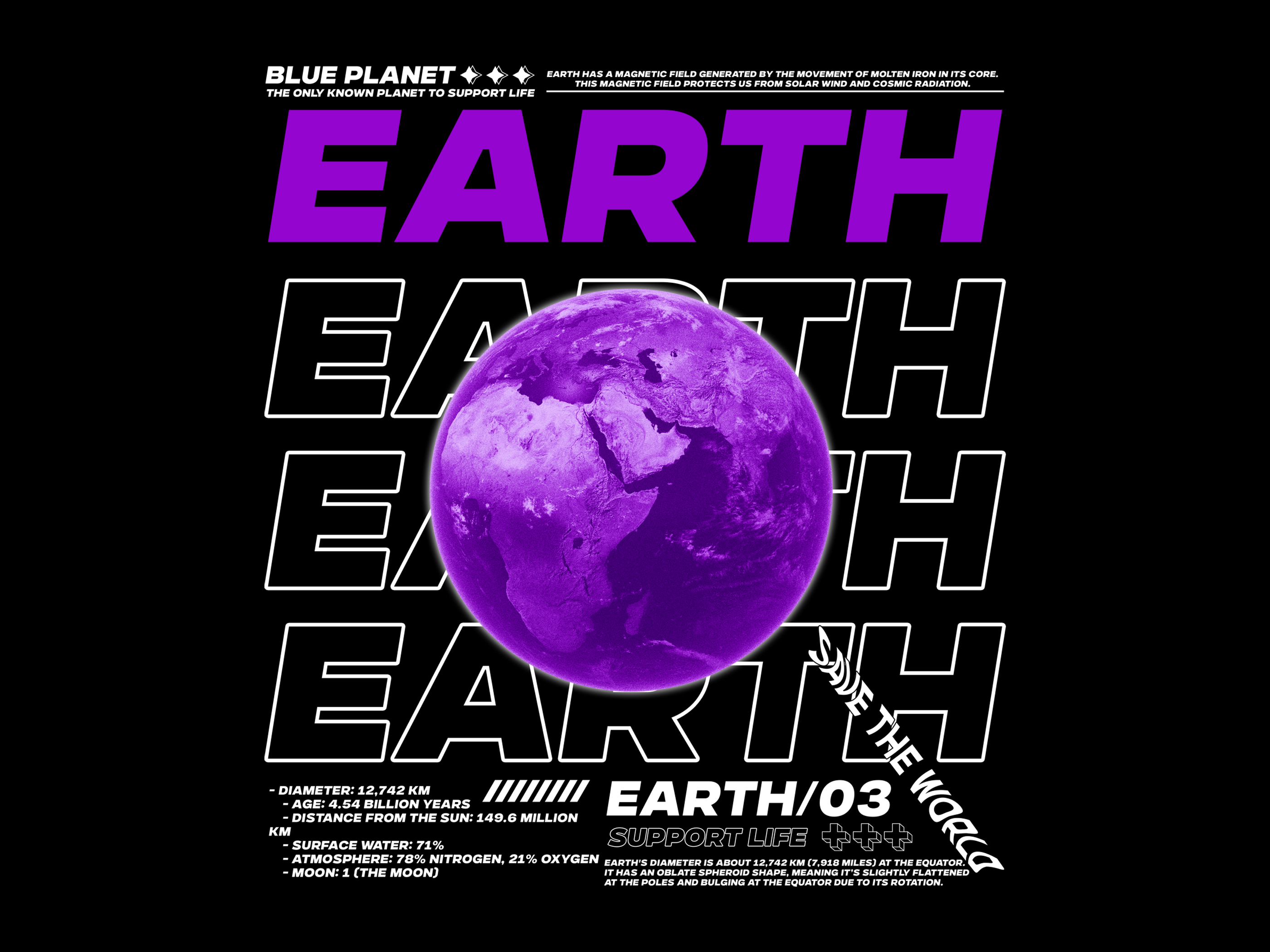 About earth streetwear branding earth graphic design illustration product design retro streetwear streetwear design t shirt design typography vintage design