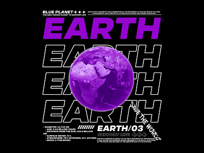 About earth streetwear branding earth graphic design illustration product design retro streetwear streetwear design t shirt design typography vintage design