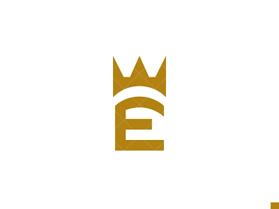 Letter E crown logo branding crown logo design e crown graphic design icon identity letter e crown logo letter e king logo letter e luxury logo letter e royal logo letter mark logo logo design logos logotype monogram typography vector