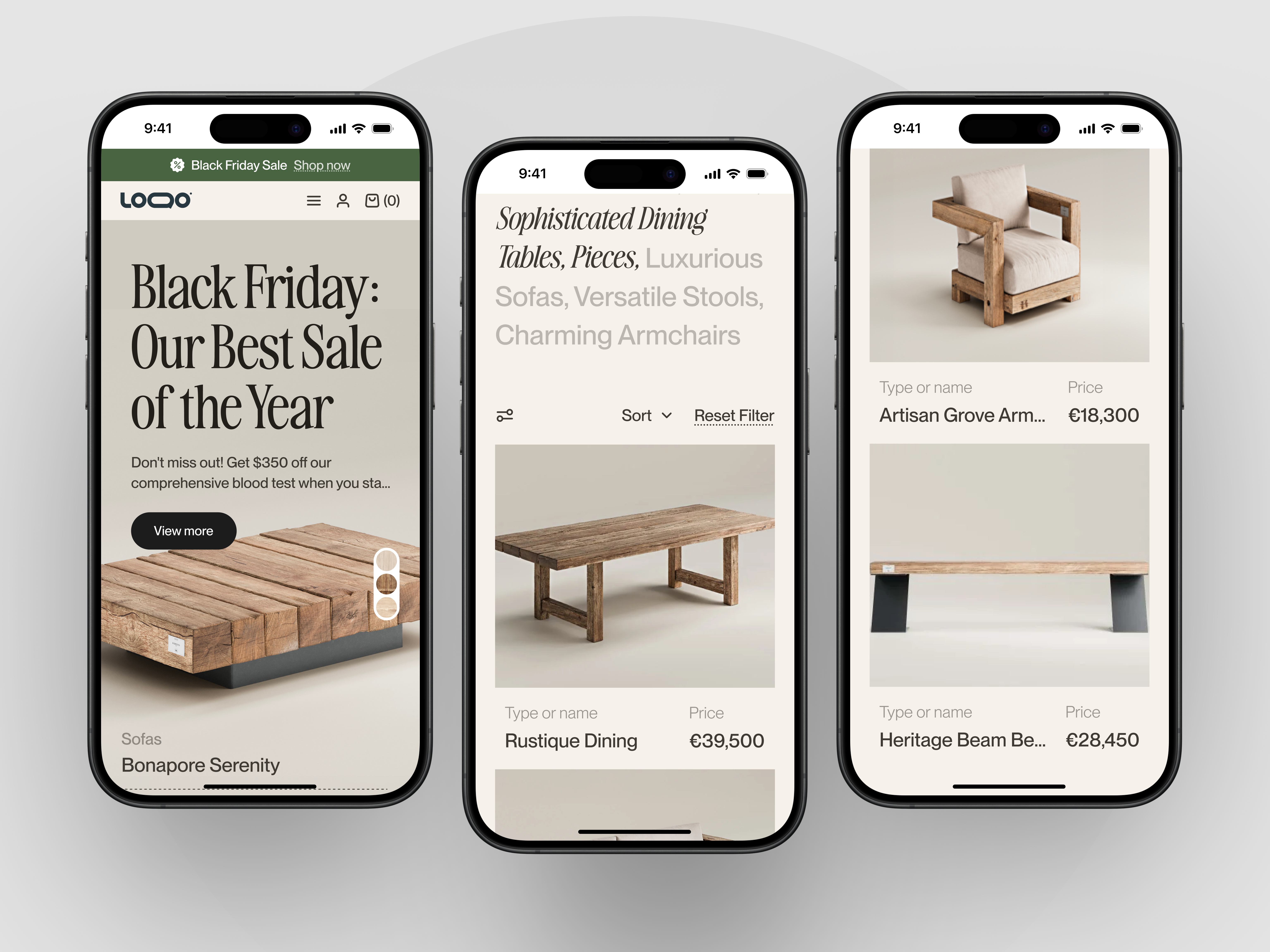 Example of Modern Ecommerce Design (Web & Mobile)