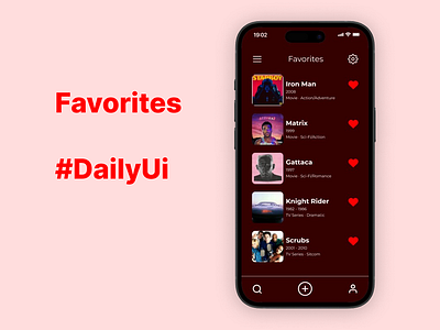 Favorites #DailyUi dailyui