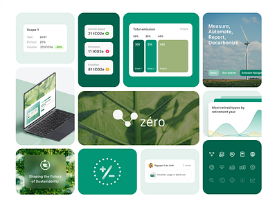 VERTZÉRO - Carbon Accounting Software accounting carbon chart cms crm data design system footprint green icon process scope software transformation digital ui ui kit ux