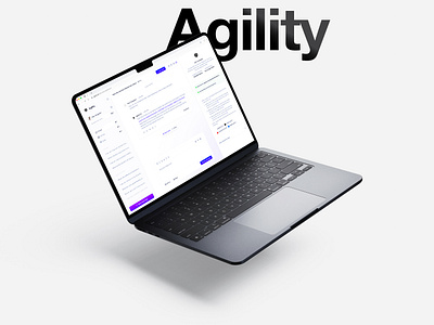 Agility- A.I Chatroom graphic design product designer ui ux