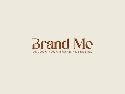 BRAND ME branding design graphic design illustrator logo photoshop souvenir typography typography logo