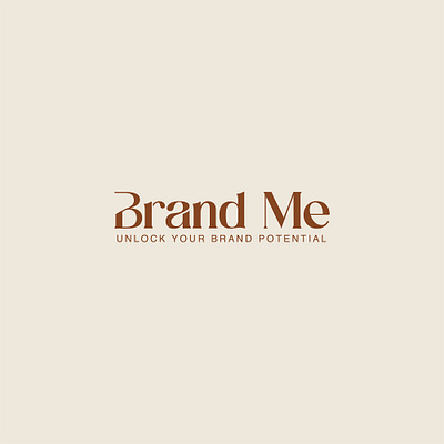 BRAND ME branding design graphic design illustrator logo photoshop souvenir typography typography logo