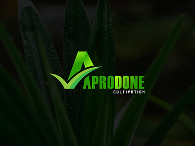 APRODONE CULTIVATION LOGO DESIGN a logo branding identity creative logo design cultivation cultivation logo design farmer farmerlogo illustration illustrator design leaflogo letterlogo logo logo design logo designer logodesign logos unique logo design vector vector logo