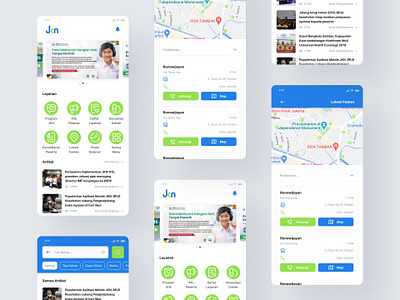 JKN Mobile App Redesign aplication app redesign dashboard health home jkn mobile app system ui ux