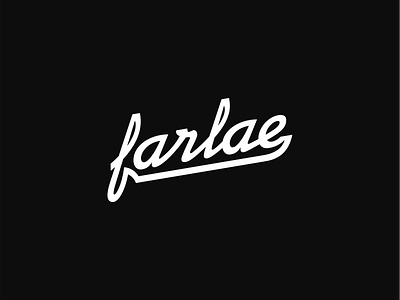 farlae streetwear brand branding design graphic design letter lettering logo sport streetwear vector