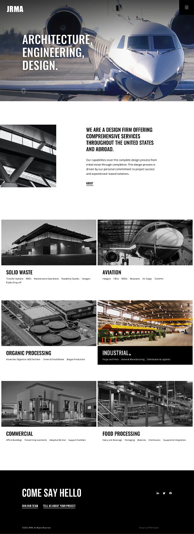 JRMA Website Redesign branding design graphic design illustration logo ui ux webdesign website website design