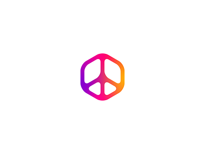 Peace next gen beauty branding clean color freedom geometry graphic design gratitude happy icon illustration joy logo love mark minimalist modern peace postitive summer