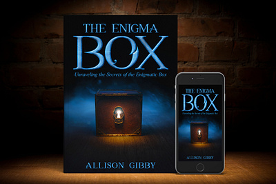 The Enigma Box 3d book mockup book book cover book cover art book cover design book cover mockup book design design ebook ebook cover epic book covers epic bookcovers epic covers graphic design illustration mystery book cover paperback professional book cover the enigma box ui